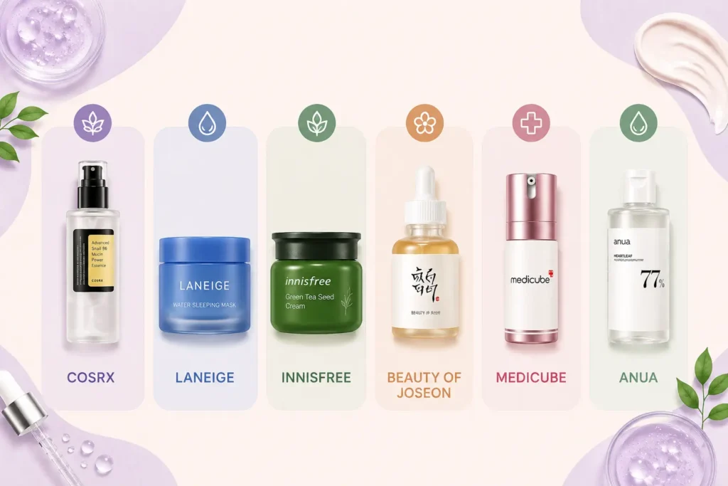 Popular Korean Skincare Brands