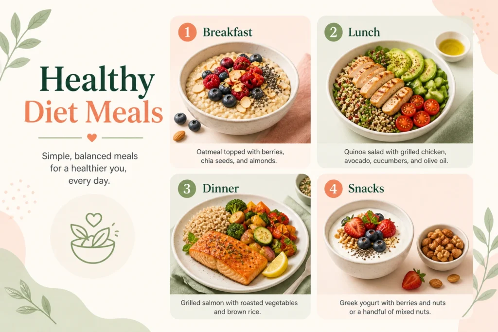 healthy diet meals,
