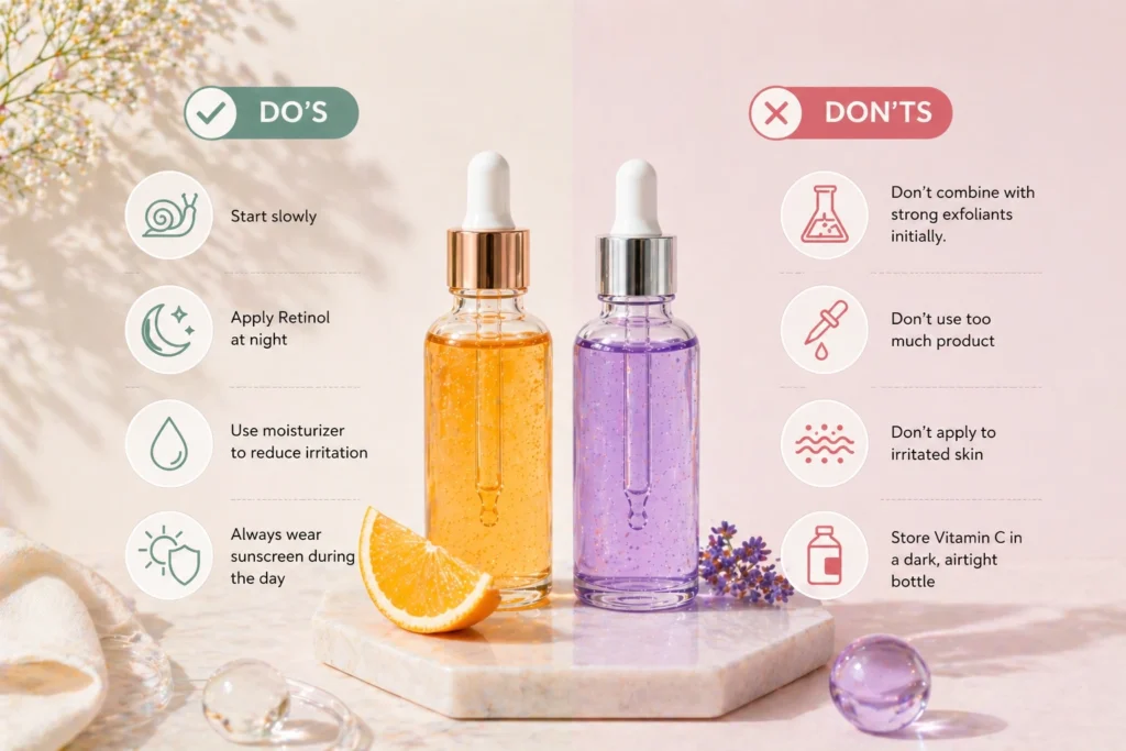 Vitamin C and Retinol
