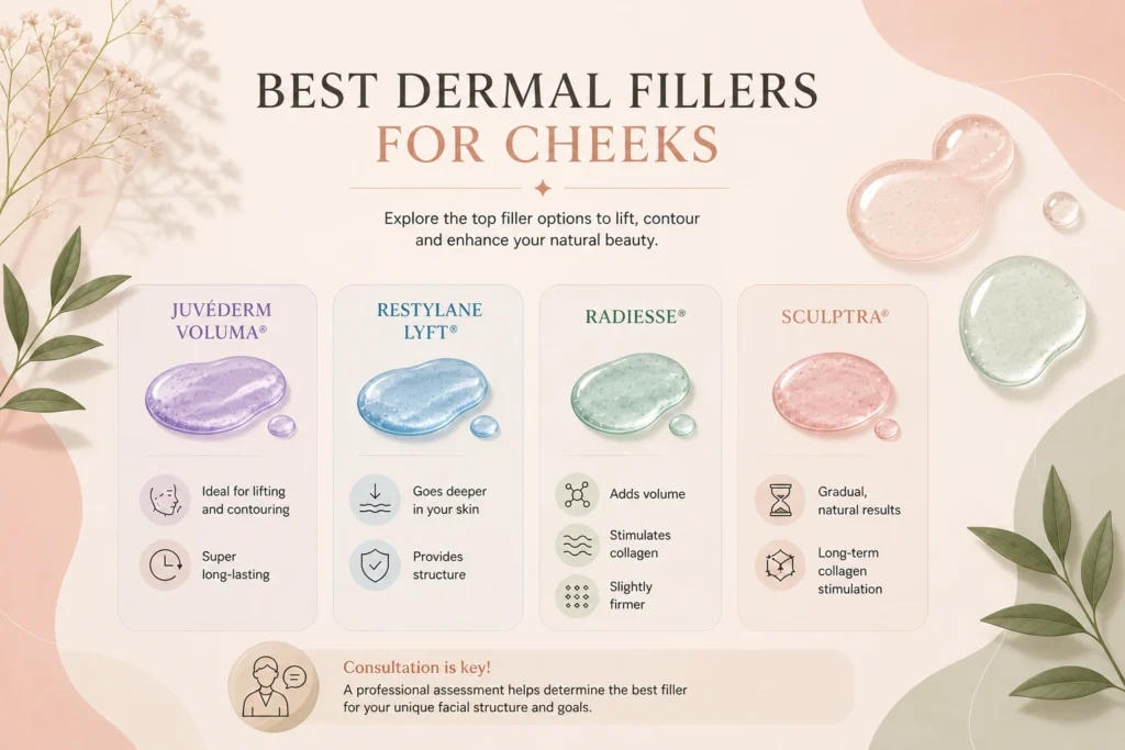 Best Dermal Fillers for Cheeks