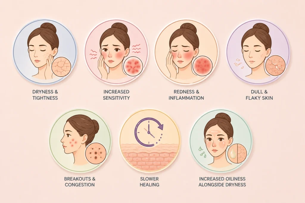 Signs of Damaged Skin Barrier​
