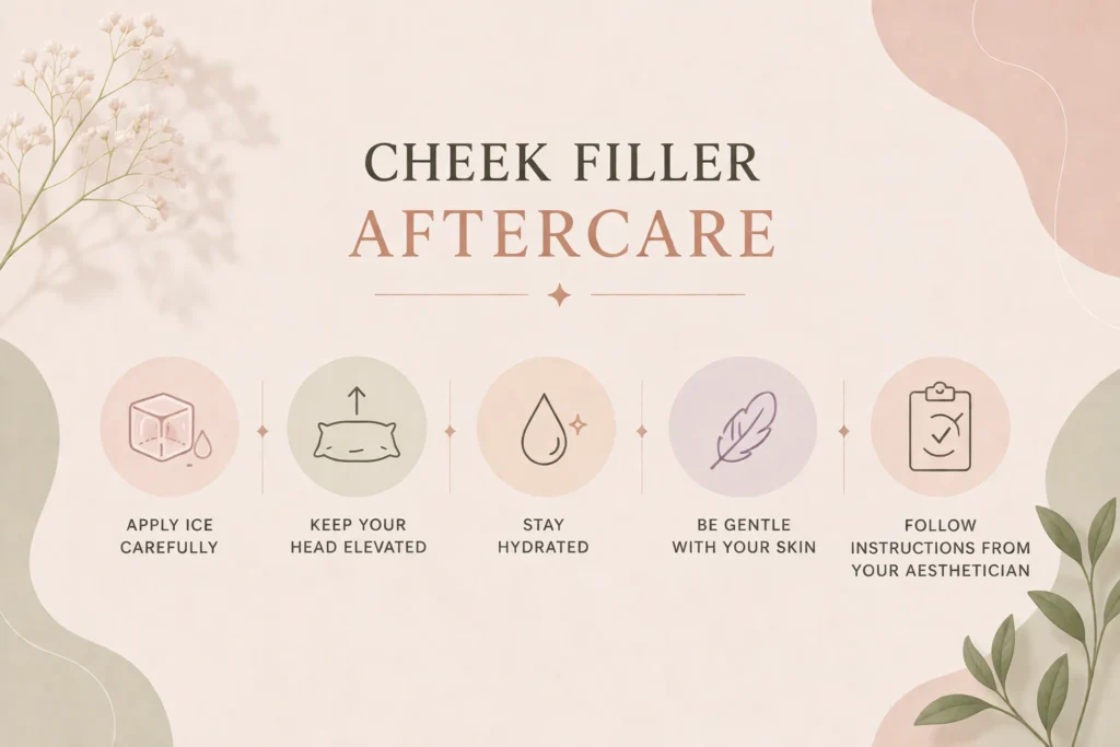 Cheek filler aftercare