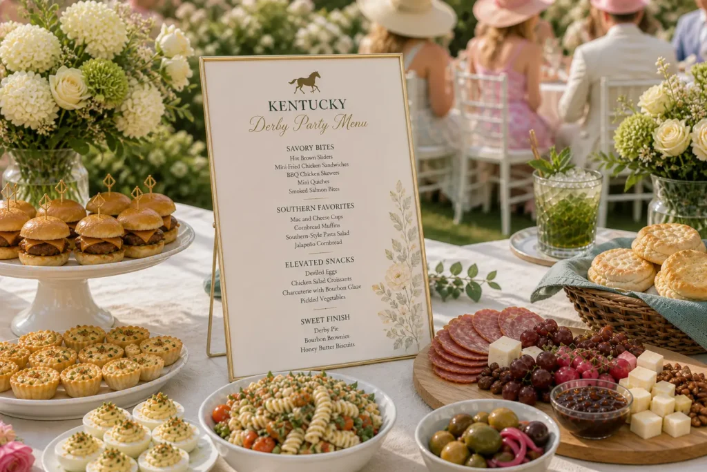 kentucky derby menu