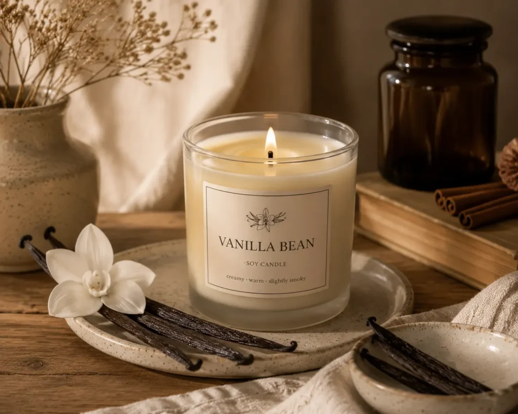 vanilla bean candle​,