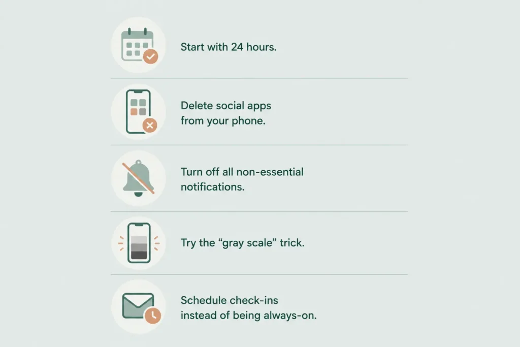 Digital Detox Tips for Busy Adults