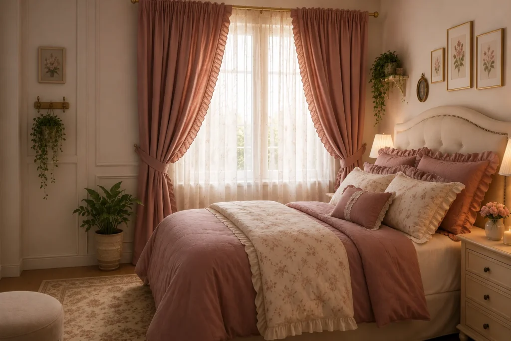 Bedding with matching curtains