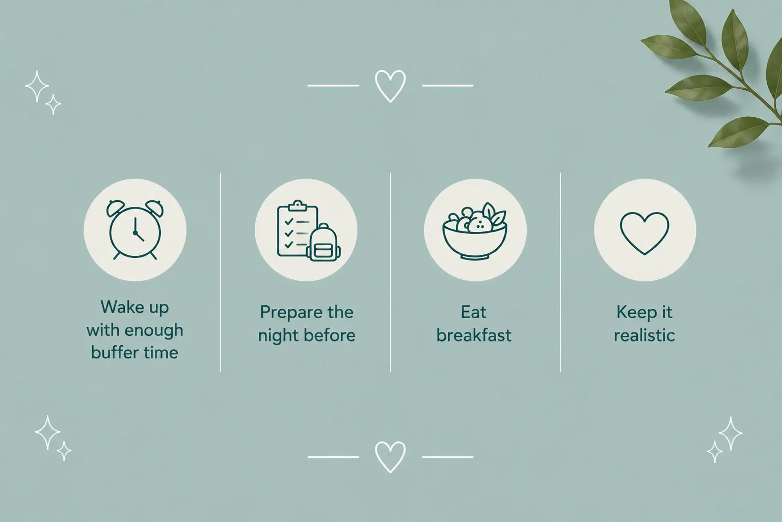 Girls morning routine for school - peaceful and organised school day preparation