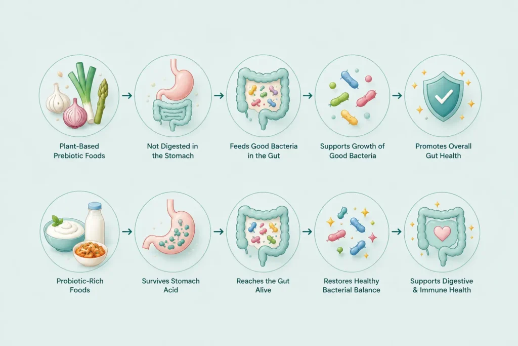 What Is a Prebiotic vs Probiotic? The Basic Definitions
