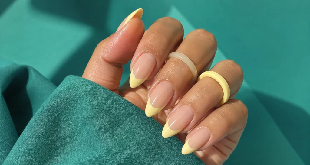 Butter Yellow Nails