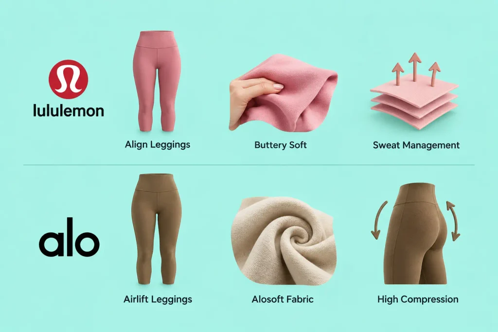 Alo vs Lululemon difference