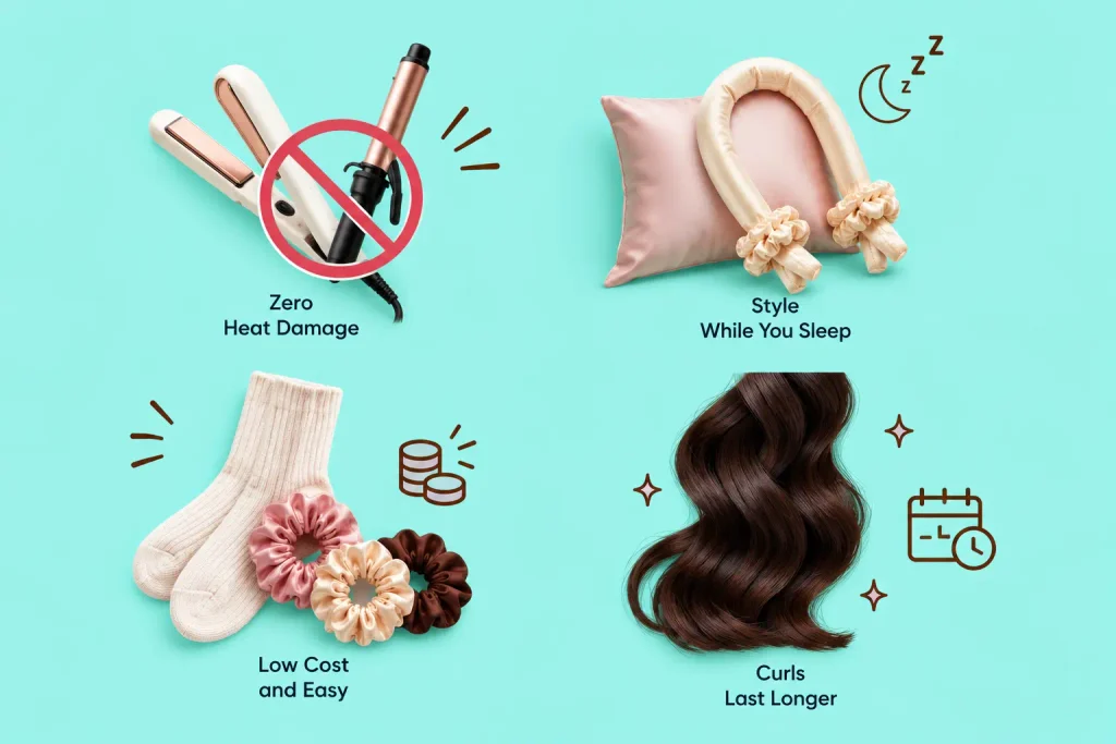 Why Heatless Curls Beat the Hot Tools